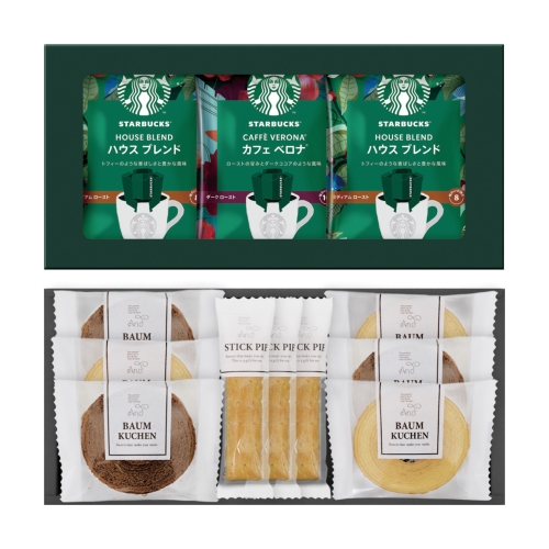 ノベルティ：[コーヒーギフト] スターバックスコーヒー＆スイーツギフト