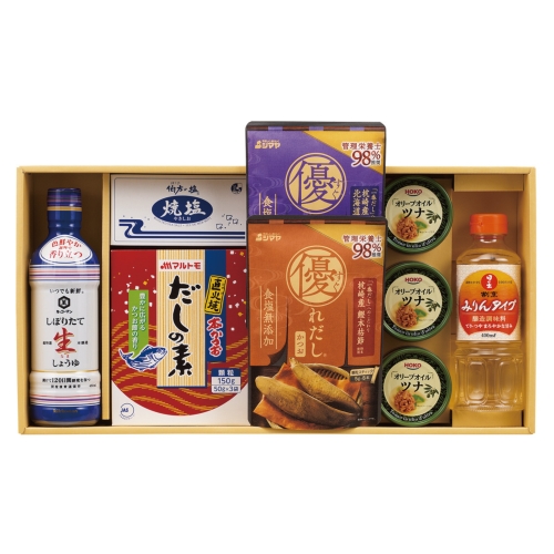 ノベルティ：[調味料ギフト] やさしい味わいだし詰合せ