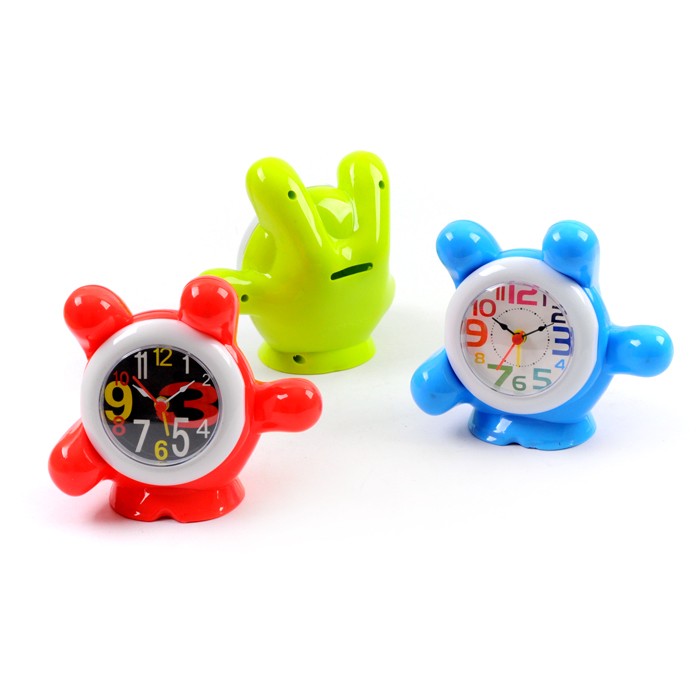 中国ダイレクトvol.1-PALM SHAPED ALRAM CLOCK WITH COIN BANK